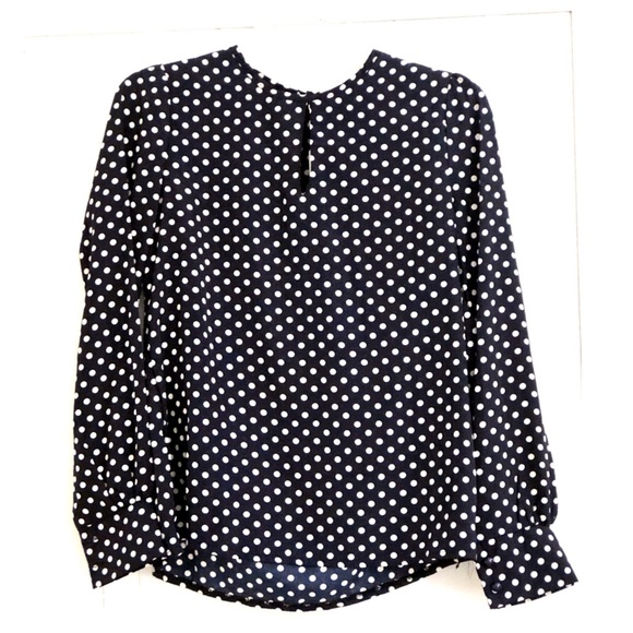 Polka dots Long Sleeves Blouse - Picture 3 of 6